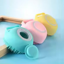 silicone massage bath brush