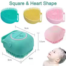 silicone massage bath brush