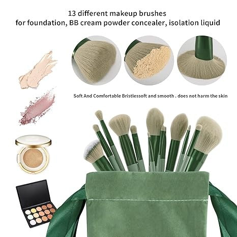 13 Piece Makeup Brush