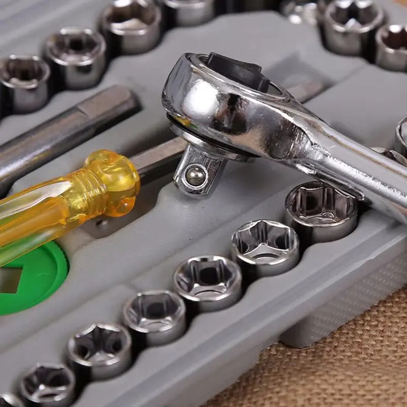 40 Pcs Combination Socket Wrench Set