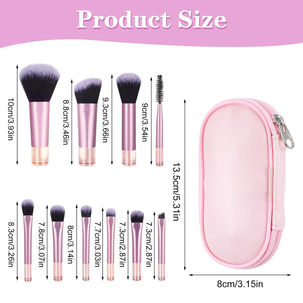 10 Pcs Makeup Brush With Pouch