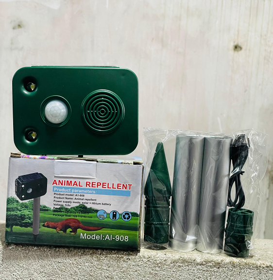 Solar Powered Outdoor Animal Repellent
