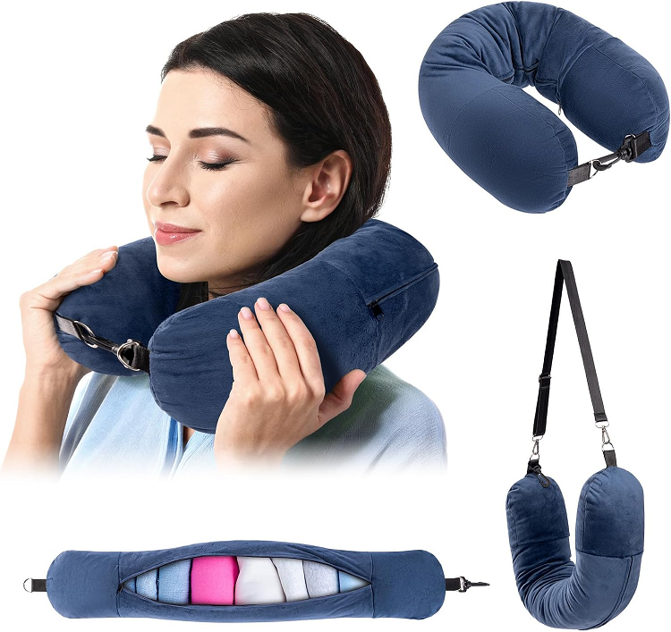 Travel Neck Pillow - Fillable