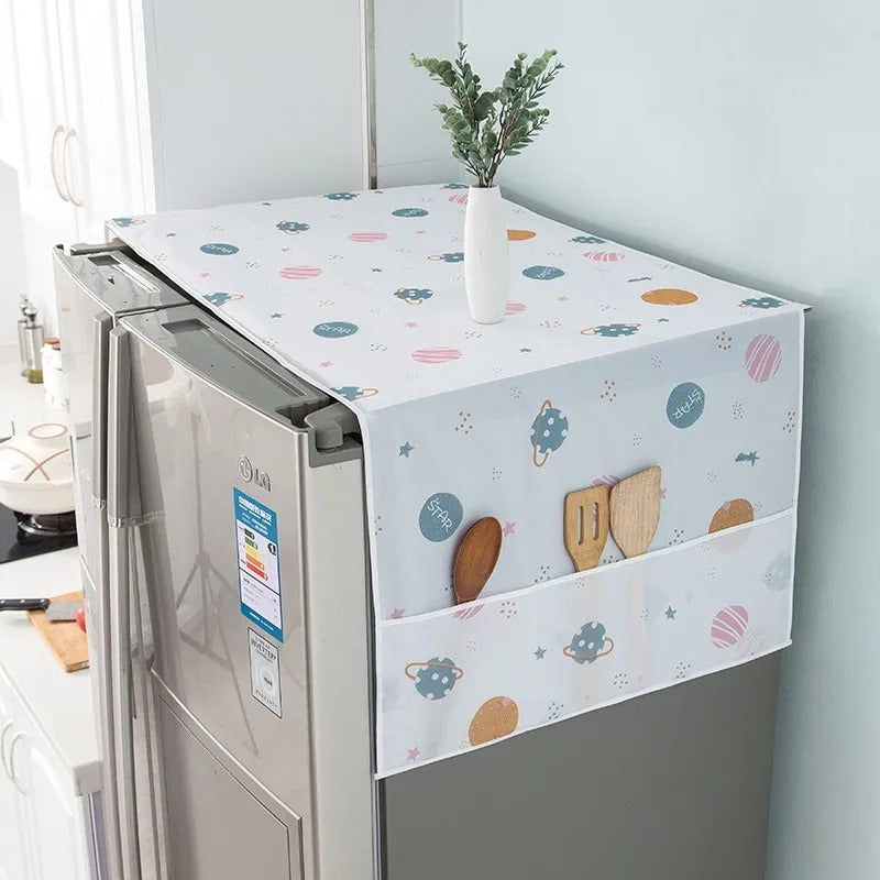 Fridge Cover With Pocket